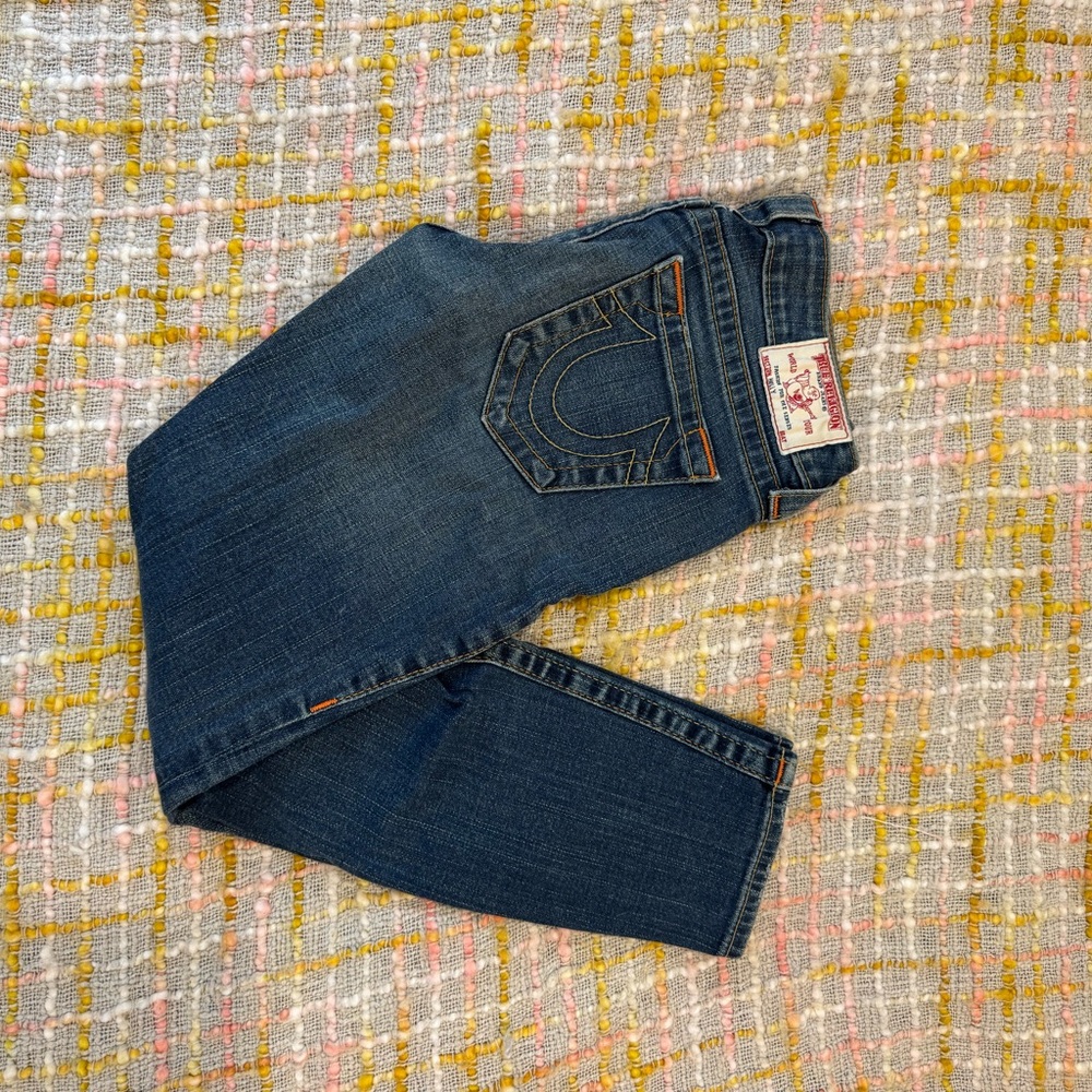 True Religion Blue Skinny Jeans Classic Denim
